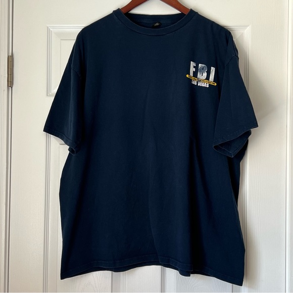 FBI Federal Bureau Of Investigation Las Vegas Tee Sz XXL - Picture 2 of 5